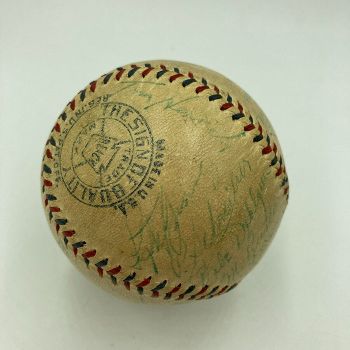 1939 New York Yankees World Series Champs Team Signed Baseball PSA DNA & JSA COA