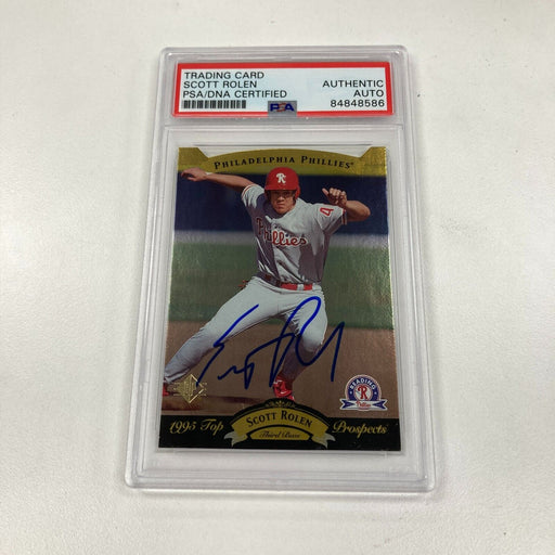 1995 Upper Deck SP Scott Rolen Signed Rookie RC Baseball Card PSA DNA