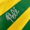 Pele Signed Autographed Brazil Soccer Jersey Beckett COA #BC44538