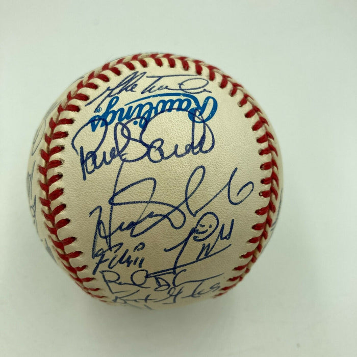 1997 Seattle Mariners Team Signed Baseball Ken Griffey Jr Alex Rodriguez JSA COA