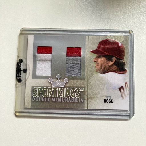 2007 Sportkings Pete Rose Game Used Jersey Patch