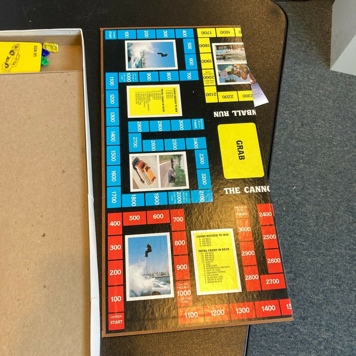 The Cannonball Run Game Signed Adrienne Barbeau Jamie Farr, Burt Reynolds JSA