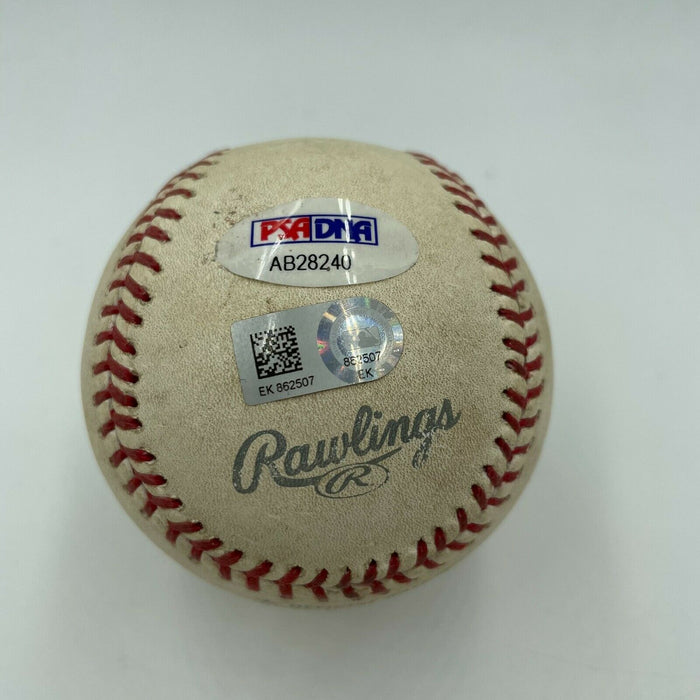 David Ortiz Signed 2013 Postseason ALCS Game Used Baseball PSA DNA COA