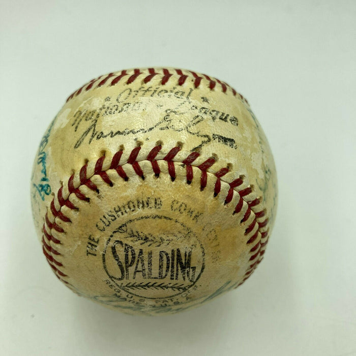 1963 New York Mets Team Signed National League Baseball Casey Stengel