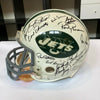 1969 New York Jets Super Bowl Champs Team Signed Full Size Helmet Steiner COA