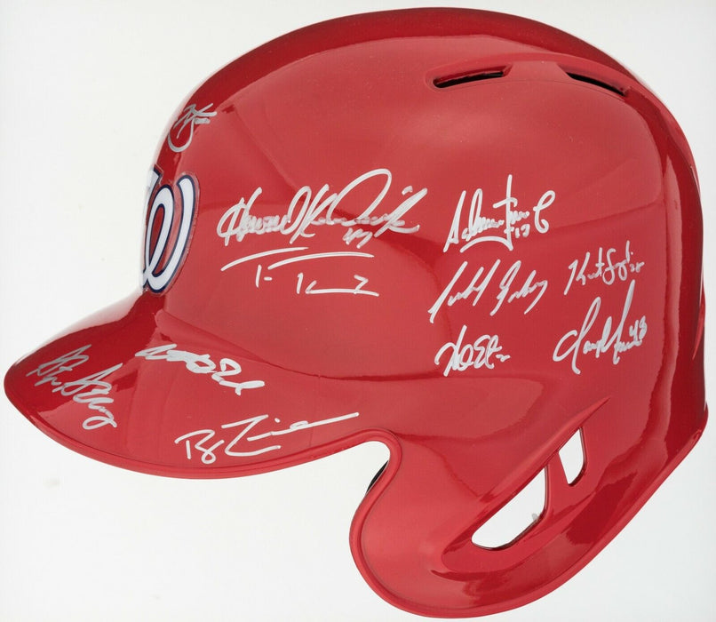 2019 Washington Nationals World Series Champs Team Signed Helmet Fanatics & MLB