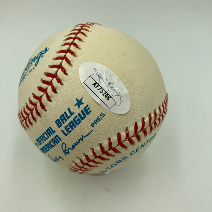 Roger Clemens Signed Vintage Official American League Baseball JSA COA