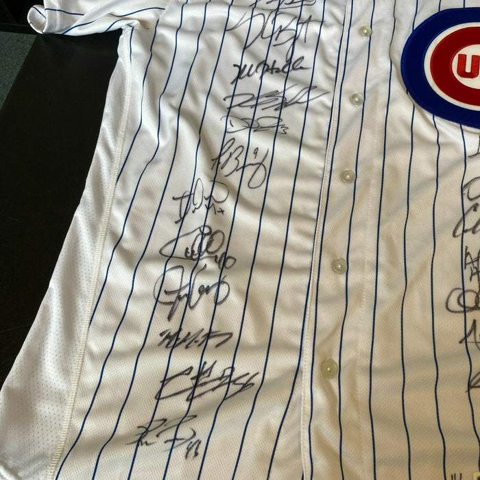 2016 Chicago Cubs World Series Champs Team Signed Jersey Fanatics & MLB COA