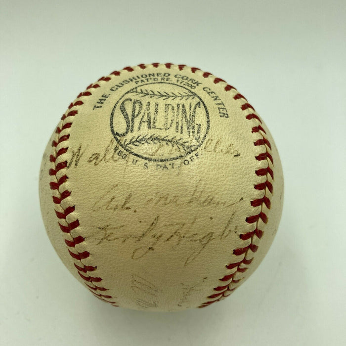 Chuck Klein 1940 Philadelphia Phillies Team Signed National League Baseball JSA