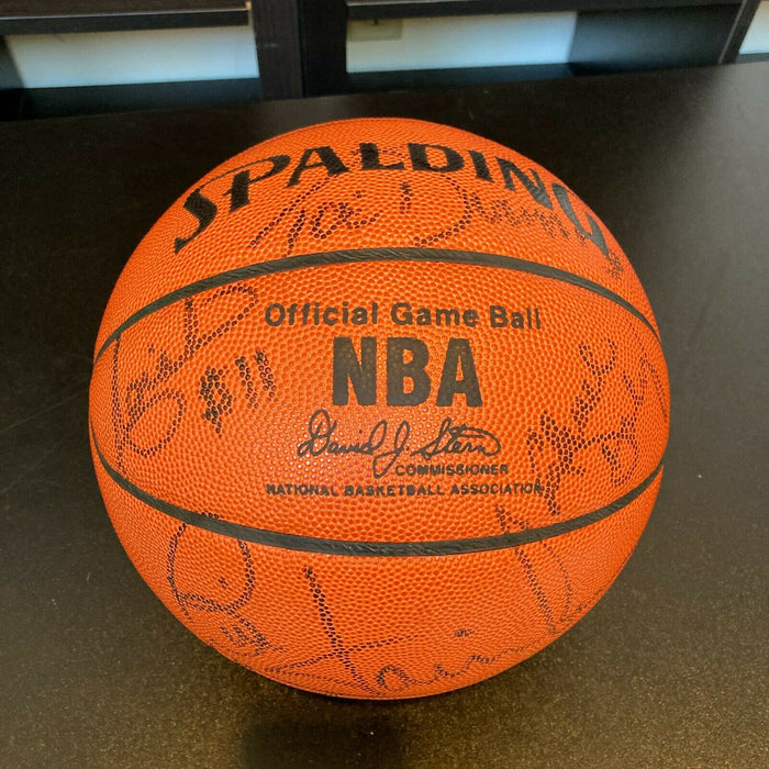 1987-88 Detroit Pistons Eastern Conference Champs Team Signed NBA Basketball JSA