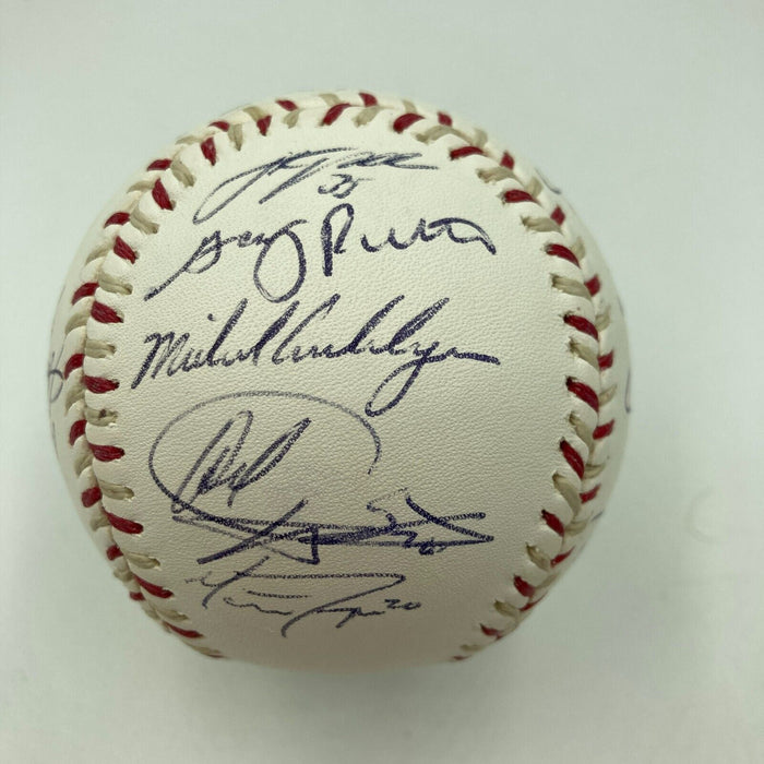 2011 All Star Game Team Signed Baseball With Justin Verlander JSA COA