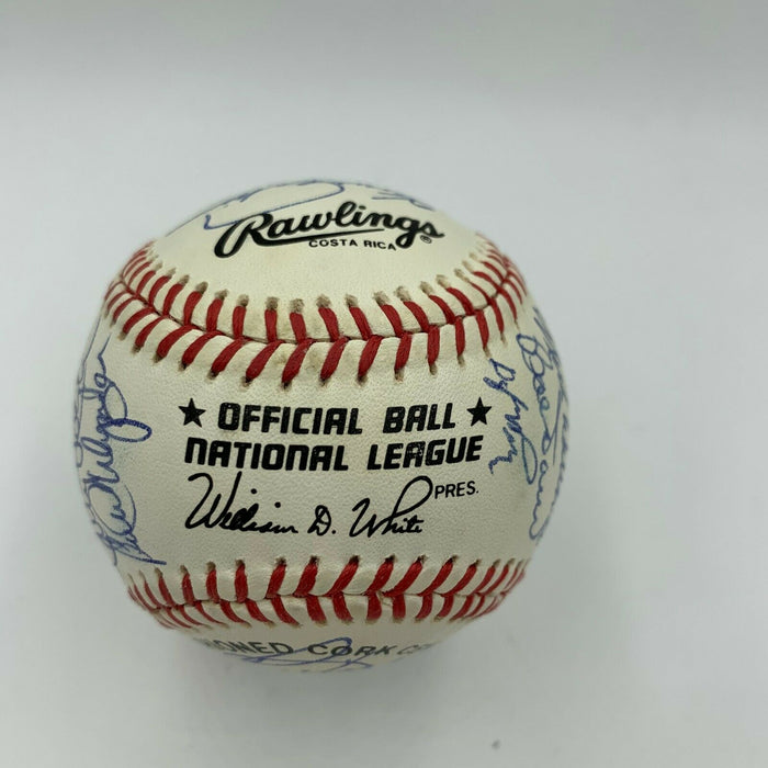 Lou Brock Billy Williams Darrell Porter Baseball Legends Multi Signed Baseball