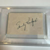 Sandy Koufax 1950's Rookie Era Signed Autographed Index Card PSA DNA