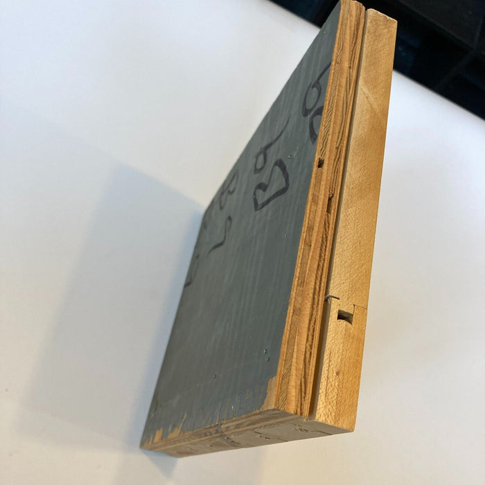 Kobe Bryant & Magic Johnson Signed Los Angeles Lakers Forum Game Used Floor JSA