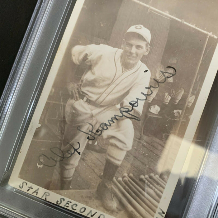 Alex Kampouris Signed 1934 Cincinnati Reds Original Photo PSA DNA Certified