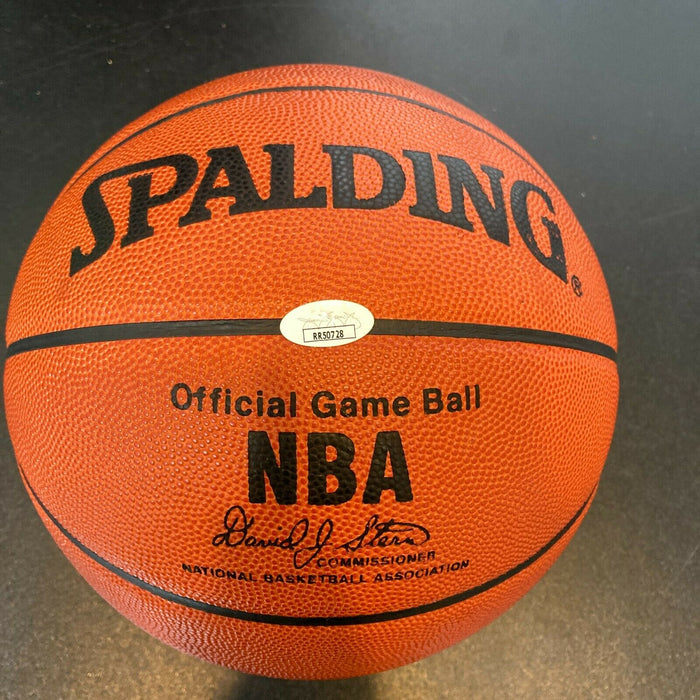 Hakeem Olajuwon Signed Spalding Official NBA Game Basketball With JSA COA