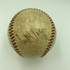 1935 All Star Game Team Signed Baseball Mel Ott Arky Vaughan Paul Waner JSA COA