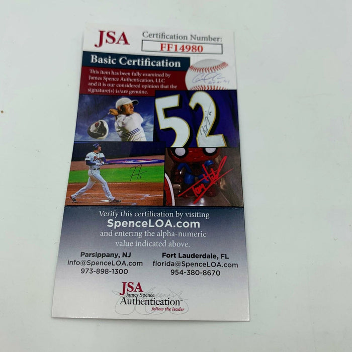 Justin Verlander Signed Official 2007 All Star Game Baseball With JSA COA