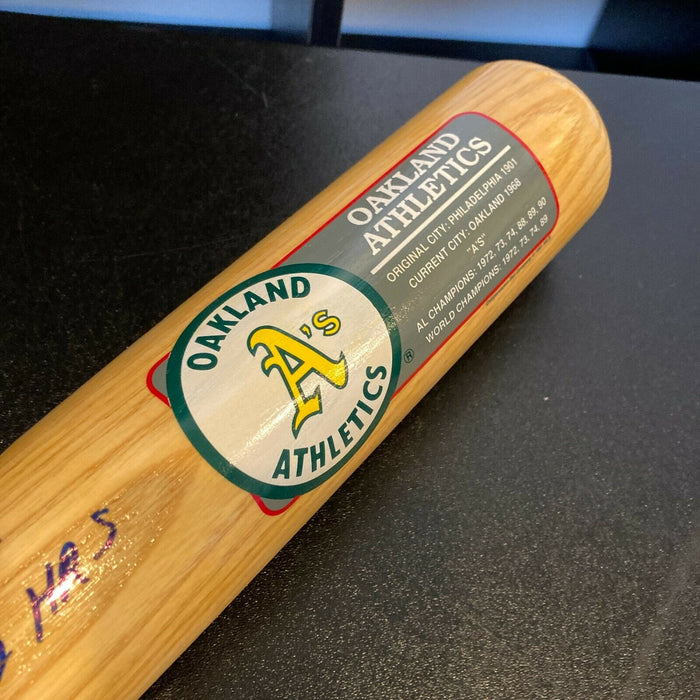 Jose Canseco 1988 MVP 40 Stolen Bases 42 HRS Signed Oakland A's  Bat JSA COA