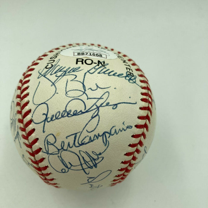 1973 Oakland A's Athletics World Series Champs Team Signed Baseball With JSA COA