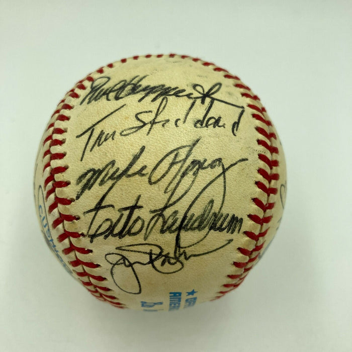 1983 Baltimore Orioles World Champions Team Signed Baseball Cal Ripken JSA