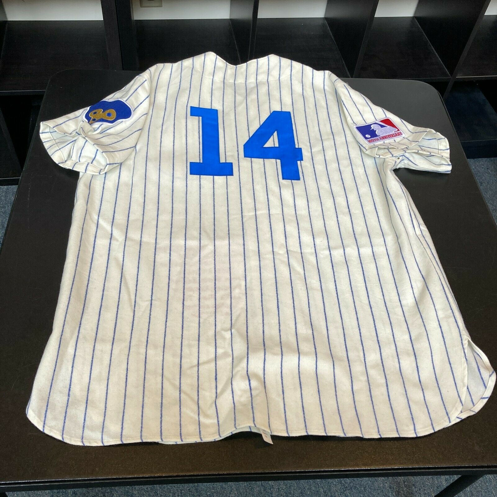 Rare 1968 Ernie Banks Chicago Cubs Game Worn Home Jersey