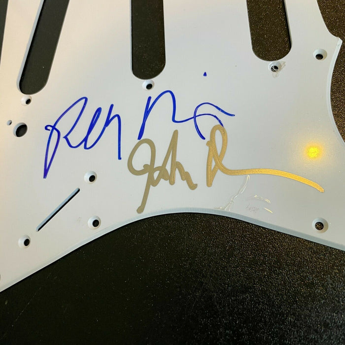The Doors John Densmore & Robby Krieger Signed Guitar Pickguard JSA COA