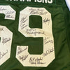 1969 New York Jets Super Bowl Champs Team Signed Jersey Joe Namath PSA DNA