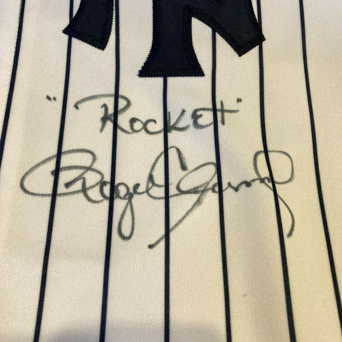 Roger Clemens "Rocket" Signed Authentic New York Yankees Jersey JSA COA