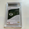 2020 Immaculate Collection Davante Adams RC Game Used Patch #7/17 BGS 9 Mint