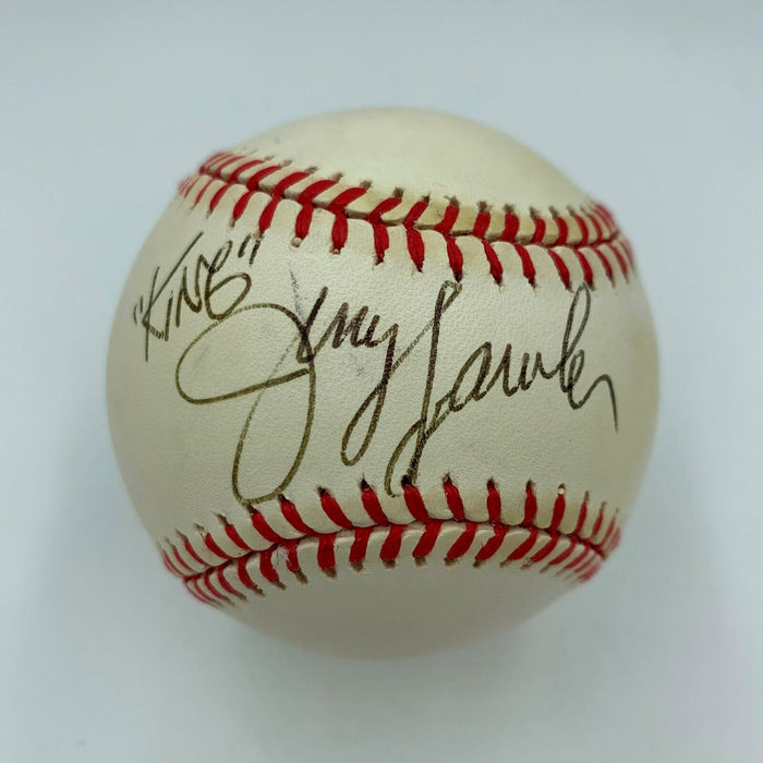Jerry "King" Lawler Signed Autographed Baseball WWE Wrestling With JSA COA RARE