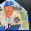 Beautiful Tom Seaver Signed Heavily Inscribed Hand Painted Home Plate JSA COA