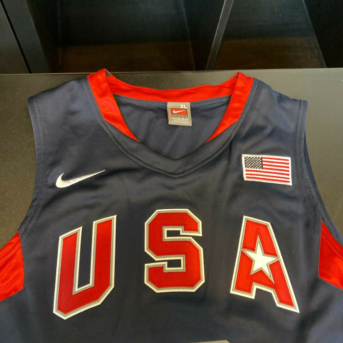 Kobe Bryant Signed 2008 Pro Cut Team USA Olympics Jersey With UDA Upper Deck COA