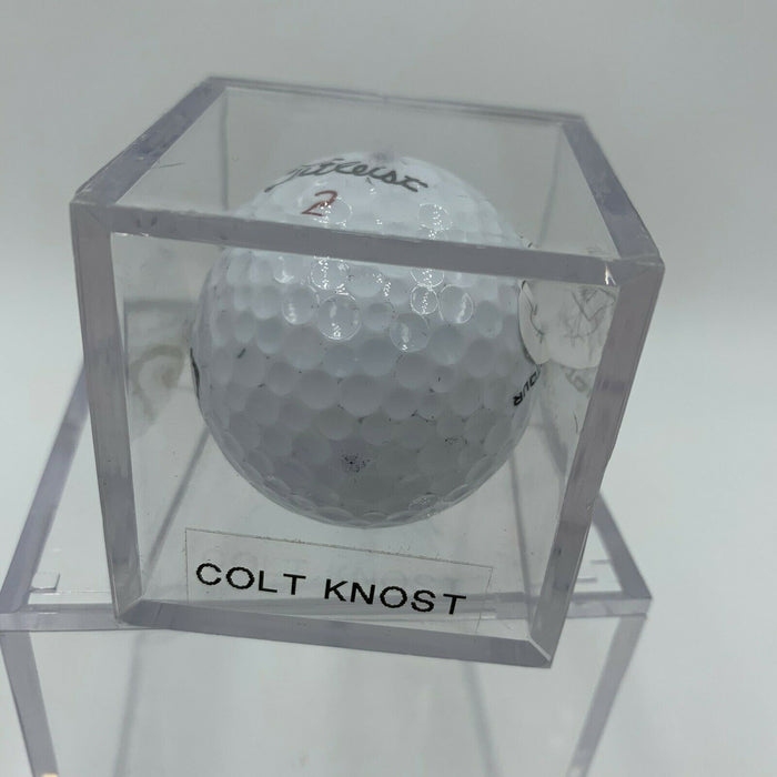 Colt Knost Signed Autographed Golf Ball PGA With JSA COA