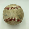 Derek Jeter Mariano Rivera Core Four Signed Game Used Baseball Steiner COA 2/12
