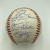 2009 New York Yankees Team Signed World Series Baseball Derek Jeter JSA COA