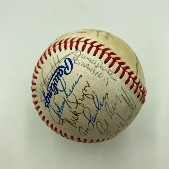 1985 St. Louis Cardinals NL Champs Team Signed World Series Baseball JSA COA