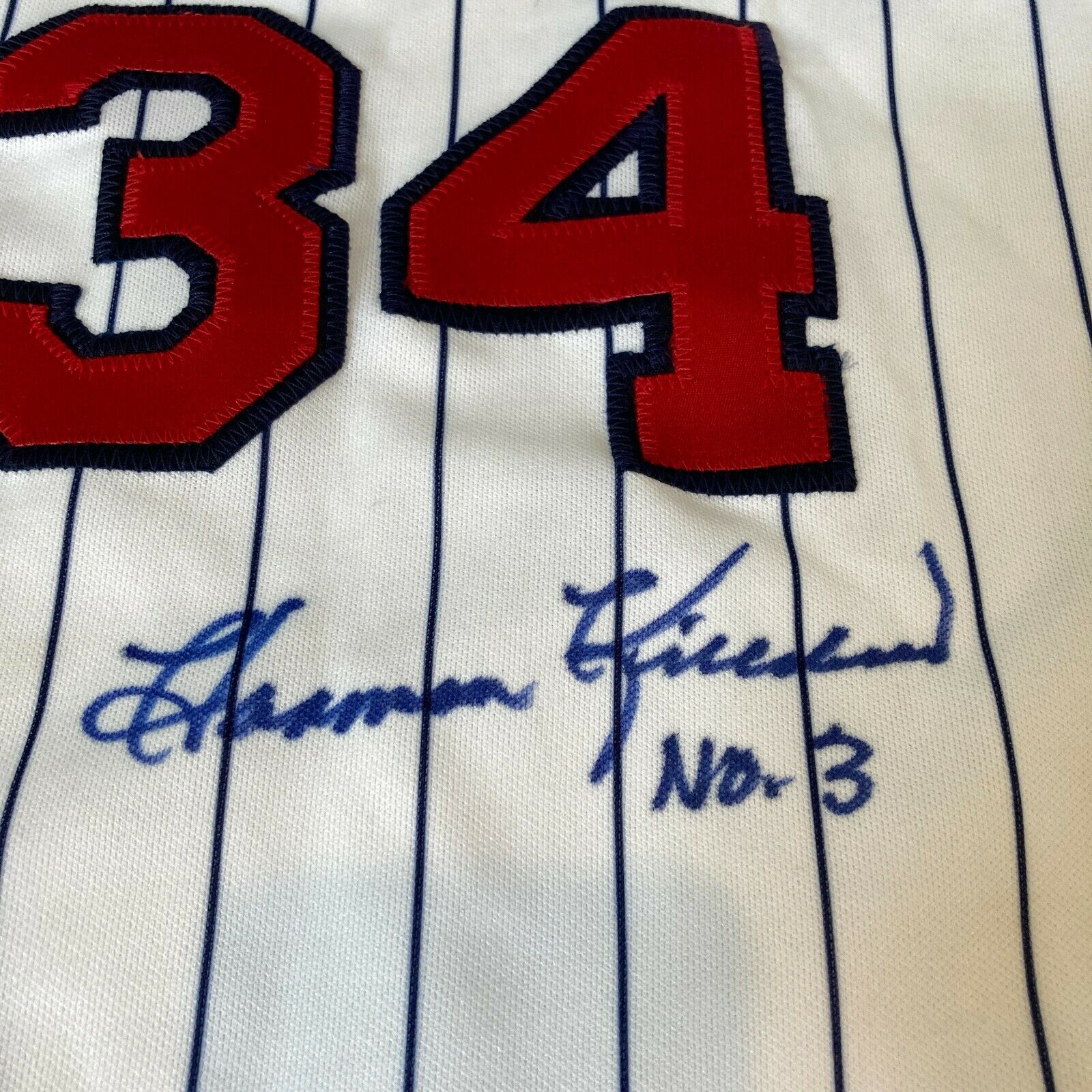 Harmon Killebrew Carew Minnesota Twins Legends Signed Kirby Puckett Jersey  JSA