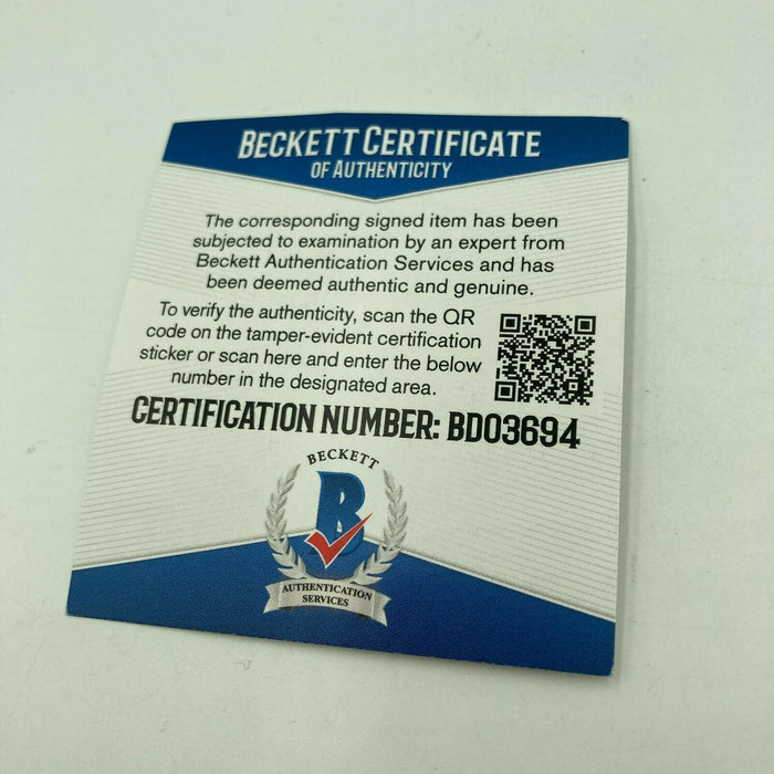 Omar Vizquel 11x Gold Glove Signed Official Gold Glove Baseball Beckett COA