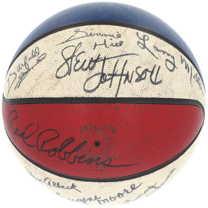 1972-73 San Diego Conquistadors Team Signed Official ABA Game Basketball JSA COA