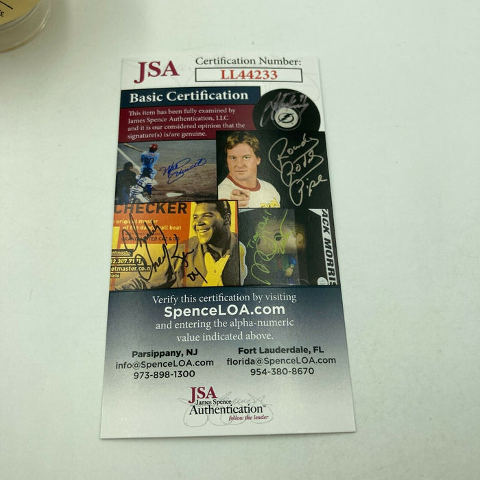 Lou Brock Signed Autographed Official Major League Baseball JSA COA