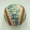 1998 New York Yankees World Series Champs Team Signed Baseball Derek Jeter PSA