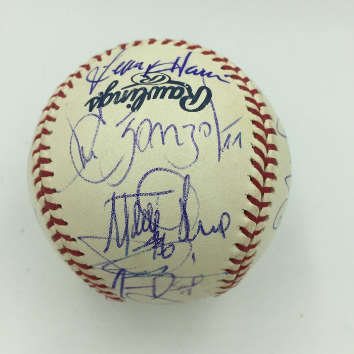 2004 Florida Marlins Team Signed Major League Baseball With Miguel Cabrera