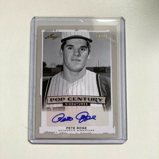 Leaf Pop Century Pete Rose #20/25 Auto Signed Autographed Baseball Card