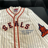 Dom Dimaggio Signed Inscribed San Francisco Seals Game Model Jersey JSA COA