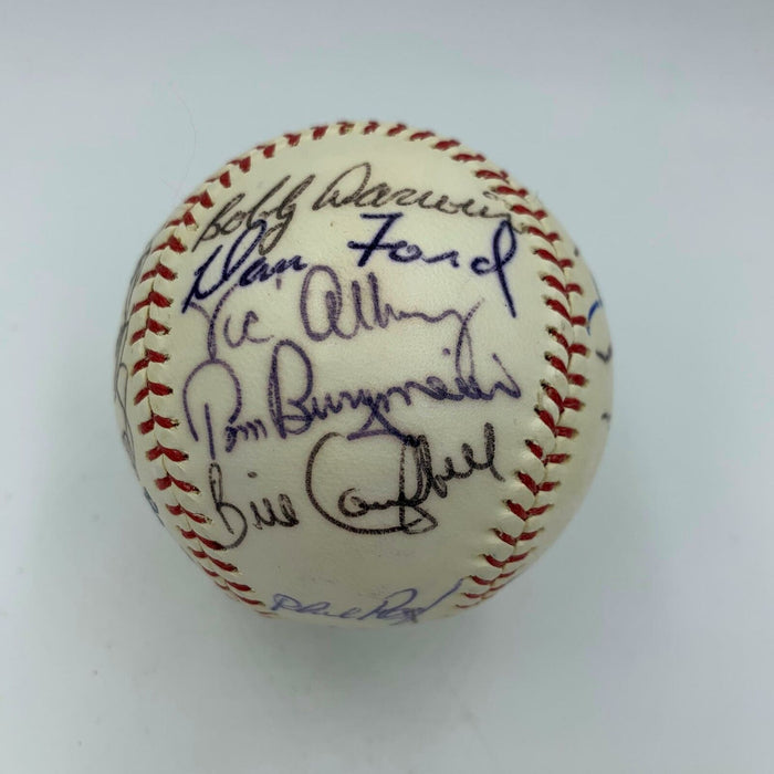 1975 Minnesota Twins Team Signed Baseball With JSA COA Rod Carew