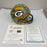 Beautiful Aaron Rodgers Signed Charles Fazzino Pop Art Green Bay Packers Helmet