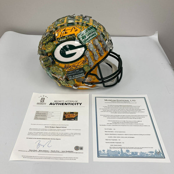 Image Aaron Rodgers image beautiful image beautiful image beautiful - Beautiful Aaron Rodgers Signed Charles Fazzino Pop Art Green Bay ...