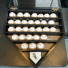 2005 Chicago White Sox World Series Champs Team Signed Baseball Display (29) JSA