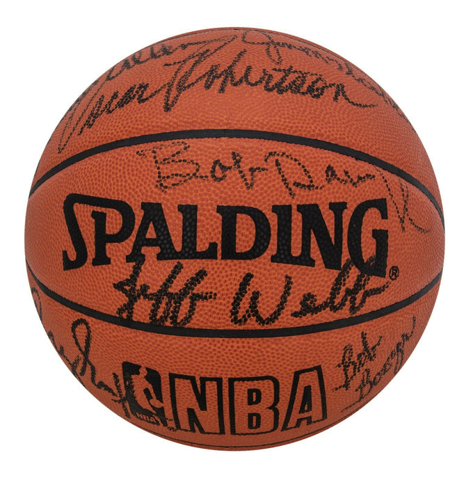 1970-71 Milwaukee Bucks NBA Champions Team Signed Official Basketball JSA COA